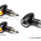 MAX LADZ Black + Natural CNC Machined Alum Mini LED Indicators / Turn Signals + Running Lights