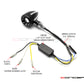 Cyclops Black + Contrast Cut CNC Machined Alum Classic Integrated LED Turn Signals + Daytime Running Lights