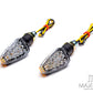 Black Micro LED Turn Signals / Indicators - Small & Bright