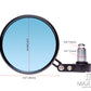 Trento Black CNC Aluminum Bar End Mirrors - 7/8" (22mm) Universal Fit - E-Marked
