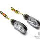 Black Super Bright Dual LED Turn Signals / Indicators - Emarked