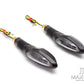 Black Mini Tri Projector LED Turn Signals / Indicators - Emarked