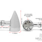 Chrome Alloy Classic LED Turn Signals / Indicators