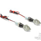 Chrome Alloy Micro Cyclops LED Turn Signals / Indicators - Small & Bright