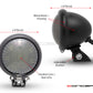 Matte Black Mini Bates LED Stop / Tail Light - Smoked Lens