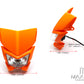 Orange Beasty Universal Supermoto Headlight Mask - 12v/35w