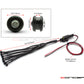 Red DIY Universal Fender Mount LED Auxiliary Light Set - 14 Piece