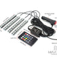 12v Music Activated Strobe Interior RGB LED Lighting Kit