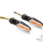 Black Sport Bike LED Turn Signals / Indicators