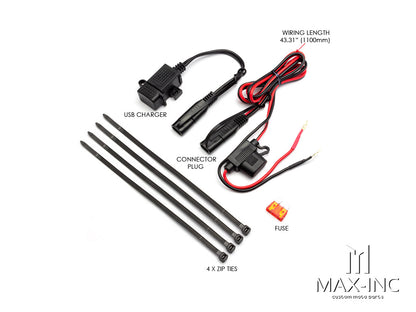 12v USB To Battery Power Supply With 1.1m Harness