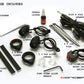 Motorcycle fork clamp auxiliary light kit