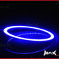 7cm Blue LED Angel Eye Halo Ring — 81 LEDs, 12V, Waterproof