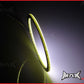 7cm Cool White LED Angel Eye Halo Ring — 81 LEDs, 12V, Waterproof