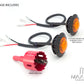 2" Flush Mount Sealed LED Running Lights / Turn Signals - Set Of 2
