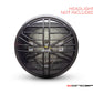 Union Jack Grill Design 7" Black CNC Aluminum Headlight Guard Cover