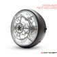 Star Design 7" Black + Contrast Cut CNC Aluminum Headlight Guard Cover