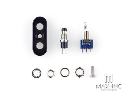 Universal Black Aluminum Old Skool Low Profile Switch Block Assembly