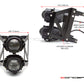 Max Dual Stacked Streetfighter Motorcycle Headlight – DOT-Compliant, Adjustable Fork Clamps (32-59mm), High/Low Beam & Side Light