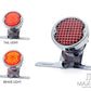 Chrome Mesh Grill Metal LED Stop / Tail Light