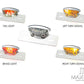 Chrome Oval Integrated LED Stop / Tail Light / Turn Signals