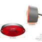 Universal Custom Black Oval Stop / Tail Light - Bulb Type
