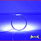 7cm Blue LED Angel Eye Halo Ring — 81 LEDs, 12V, Waterproof