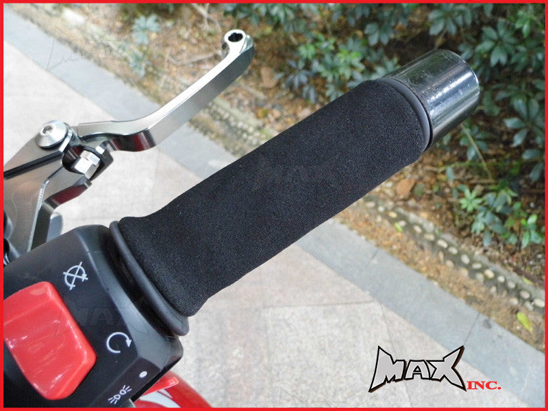Slip-on Foam Comfort Grip Covers - Fits ALL Motorcycles & Scooters