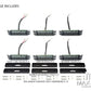 4" Flush Mount LED Stop / Tail Lights + Turn Signals + Reverse Lights - Set Of 6