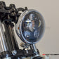 5.75" Bates Style LED Six Projector Chrome Metal Headlight