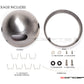 7.7 Inch Raw Metal Headlight Housing & Bezel Combo - Universal Motorcycle Headlamp