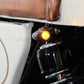 MAX LADZ Black + Brass CNC Machined Alum Mini LED Indicators / Turn Signals + Running Lights
