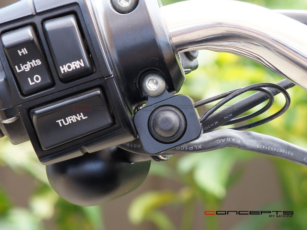 Universal Black CNC Machined Alum Auxiliary Light On/Off Switch