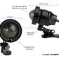 Black CNC Machined Aluminium Vintage LED Stop / Tail Light - Smoked Lens