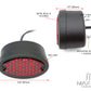 Classic Matte Black Metal Oval LED Stop / Tail Light