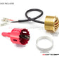 1.65" Mini Prison Grill LED Stop/Tail Light - CNC Machined Solid Brass, 12V, Waterproof for Multiple Vehicles