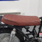 Brown Diamond Stitch Universal Scrambler Motorcycle Seat