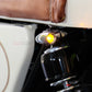 MAX LADZ Chrome CNC Machined Alum Mini LED Indicators / Turn Signals + Running Lights