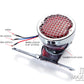 Chrome Mesh Grill Metal LED Stop / Tail Light