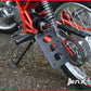 Black Side Axle Mount Lucas Replica Stop / Tail Light - Bulb Type