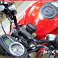 Motorcycle Universal Handlebar Mount MP3 / FM Radio & Speaker Set