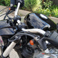 Matte Black Billet Aluminium Old School Harley Davidson Cafe Racer Risers - 1"