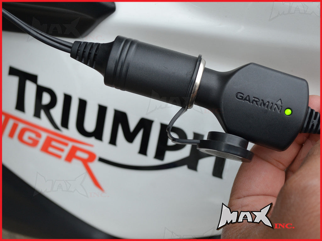 Hella Style DIN Male Plug / 12v Power Adapter Cable - For BMW, Triumph etc