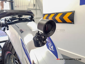 Matte Black Bell Design CNC Machined Billet Stop / Tail Light + Grill