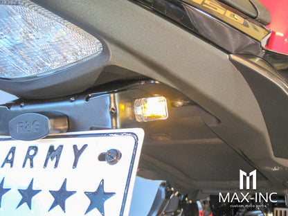 Black Tiny LED Turn Signals / Indicators - Small & Bright