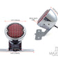 Chrome Mesh Grill Metal LED Stop / Tail Light