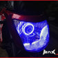 7cm Blue LED Angel Eye Halo Ring — 81 LEDs, 12V, Waterproof