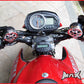 Motorcycle Universal Handlebar Mount MP3 / FM Radio & Speaker Set