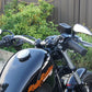 Matte Black Billet Aluminium Old School Harley Davidson Cafe Racer Risers - 1"