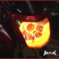 7cm Orange Super Bright LED Angel Eye Halo Ring