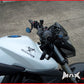 Pair Of Black CNC Machined Bar End Mirrors - High Quality